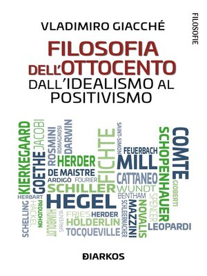 cover image of Filosofia dell'Ottocento. Dall'Idealismo al Positivismo